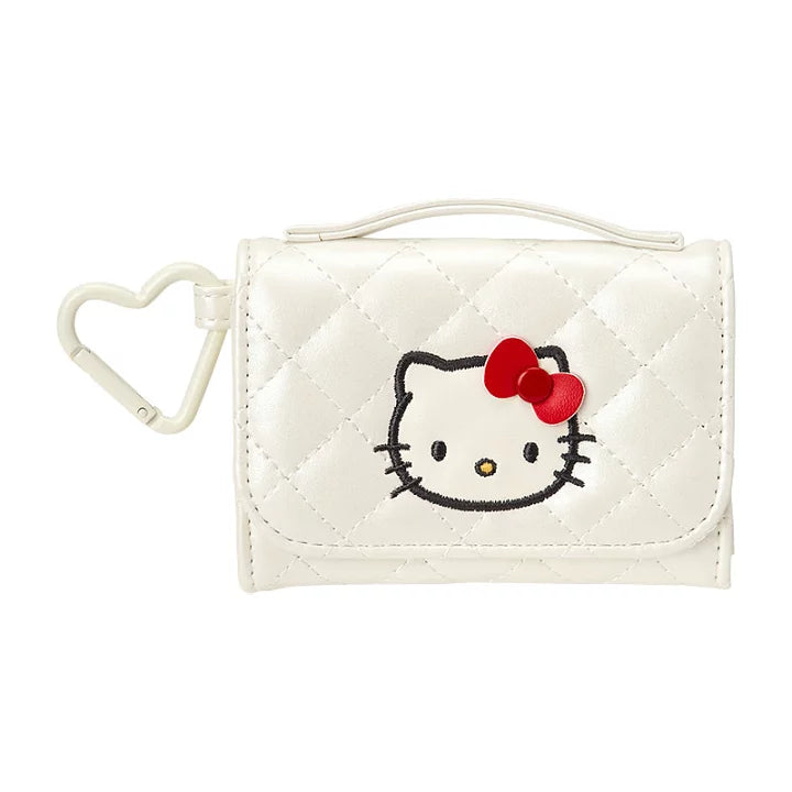 SANRIO | Hello Kitty Coin Purse Miniature White 105×25×80mm (Miniature Quilt)