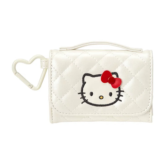 SANRIO | Hello Kitty Coin Purse Miniature White 105×25×80mm (Miniature Quilt)