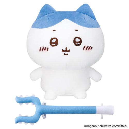 Chiikawa | Super Full Chatting Talking Plush Hachiware H250×W200×D135Mm 吉伊卡哇 八字喵/小八/小蓝 发声/说话玩偶