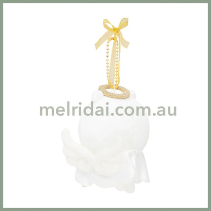 【Limit 1】Nagano Characters | Chiikawa Fuwapata Angel Mascot Holder Bag Charm Plush Keychain 105x130x65mm