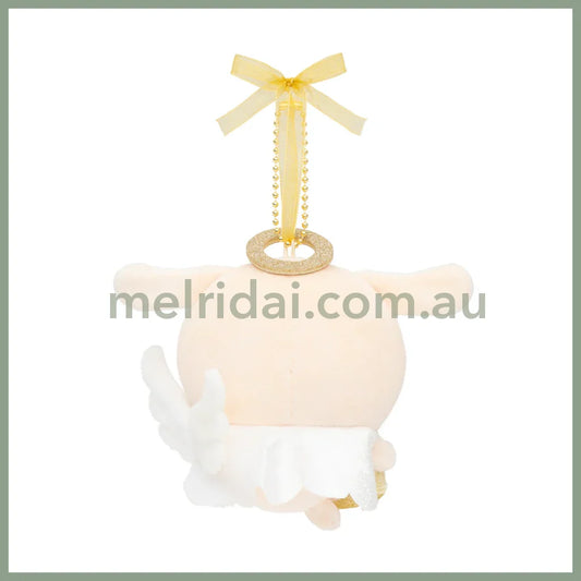 【Limit 1】Nagano Characters | Chiikawa Usagi Fuwapata Angel Mascot Holder Bag Charm Plush Keychain 105x130x65mm