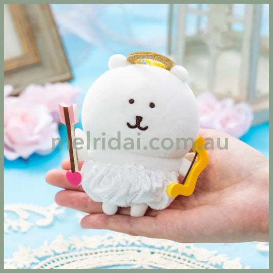 Nagano Characters | Fuwapata Angel Mascot Bag Charm Keychain 110×110×50mm (Bear)