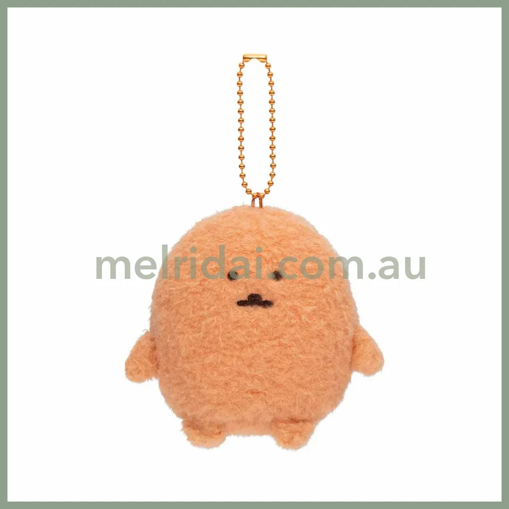 Nagano Friends | Mascot Holder Keychain H90×W90×D55Mm 自嘲熊 薯饼鼹鼠可乐饼 土豆饼 毛茸茸挂件/包挂/钥匙链（无表情）