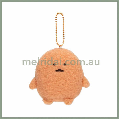 Nagano Friends | Mascot Holder Keychain H90×W90×D55Mm 自嘲熊 薯饼鼹鼠可乐饼 土豆饼 毛茸茸挂件/包挂/钥匙链（无表情）