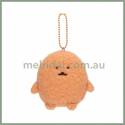Nagano Friends | Mascot Holder Keychain H90×W90×D55Mm 自嘲熊 薯饼鼹鼠可乐饼 土豆饼 毛茸茸挂件/包挂/钥匙链（无表情）