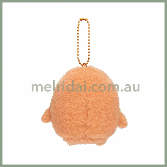 Nagano Friends | Mascot Holder Keychain H90×W90×D55Mm 自嘲熊 薯饼鼹鼠可乐饼 土豆饼 毛茸茸挂件/包挂/钥匙链（无表情）