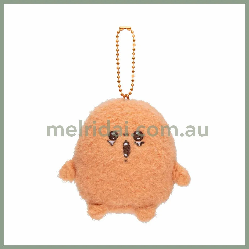 Nagano Friends | Mascot Holder Keychain H90×W90×D55Mm 自嘲熊 薯饼鼹鼠可乐饼 土豆饼 毛茸茸挂件/包挂/钥匙链（哭唧唧）