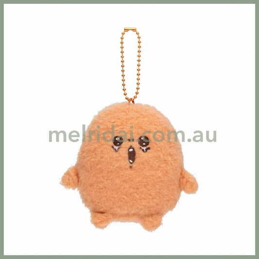 Nagano Friends | Mascot Holder Keychain H90×W90×D55Mm 自嘲熊 薯饼鼹鼠可乐饼 土豆饼 毛茸茸挂件/包挂/钥匙链（哭唧唧）