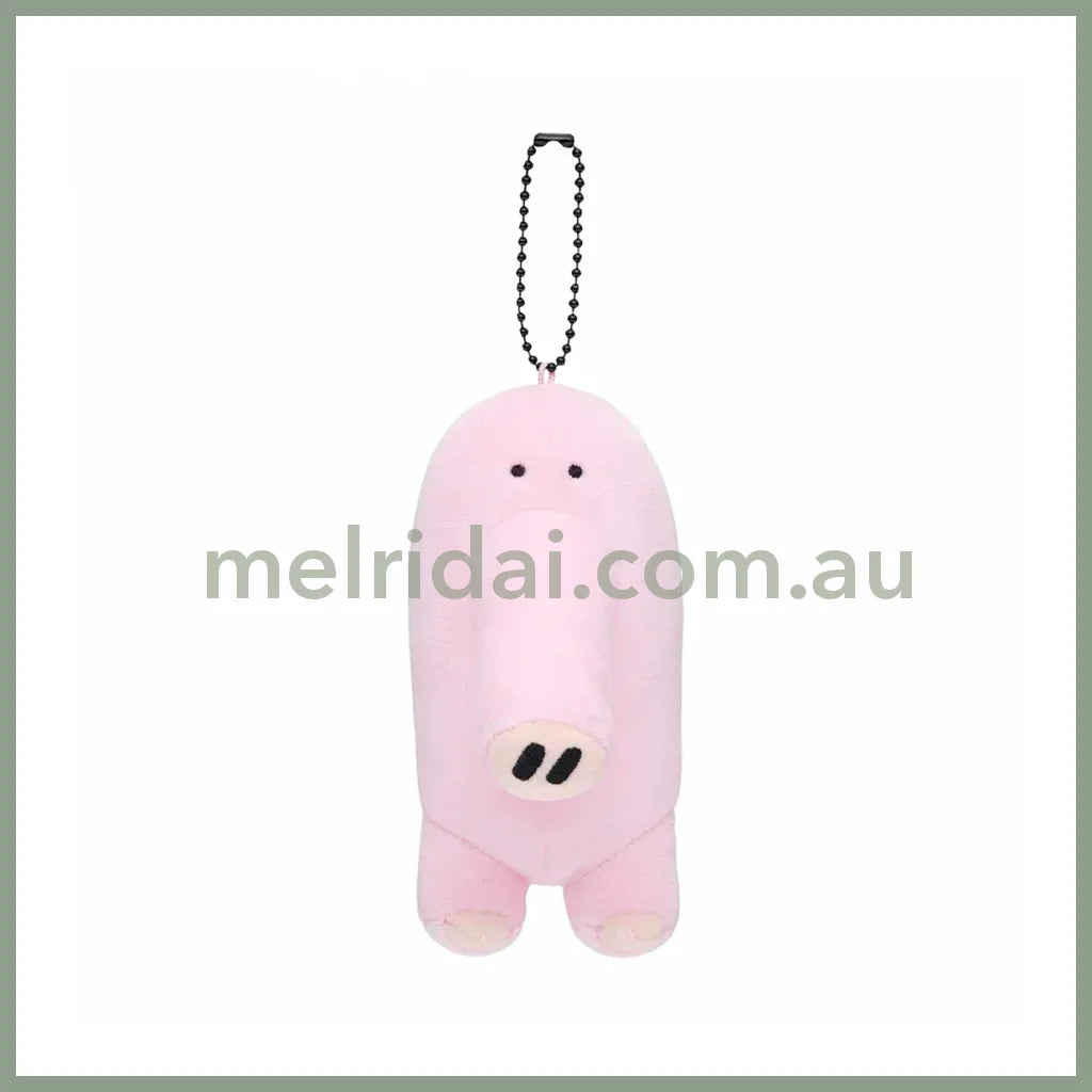Nagano Friends | Mascot Holder Plush Keychain H130 X W60 D115Mm (Pig Foot / Ni!!)