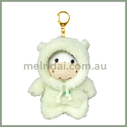 Naito Design | Laboratory Puton Mascot Holder Plush Keychain 22Cm×20Cm×14.5Cm (Cow)