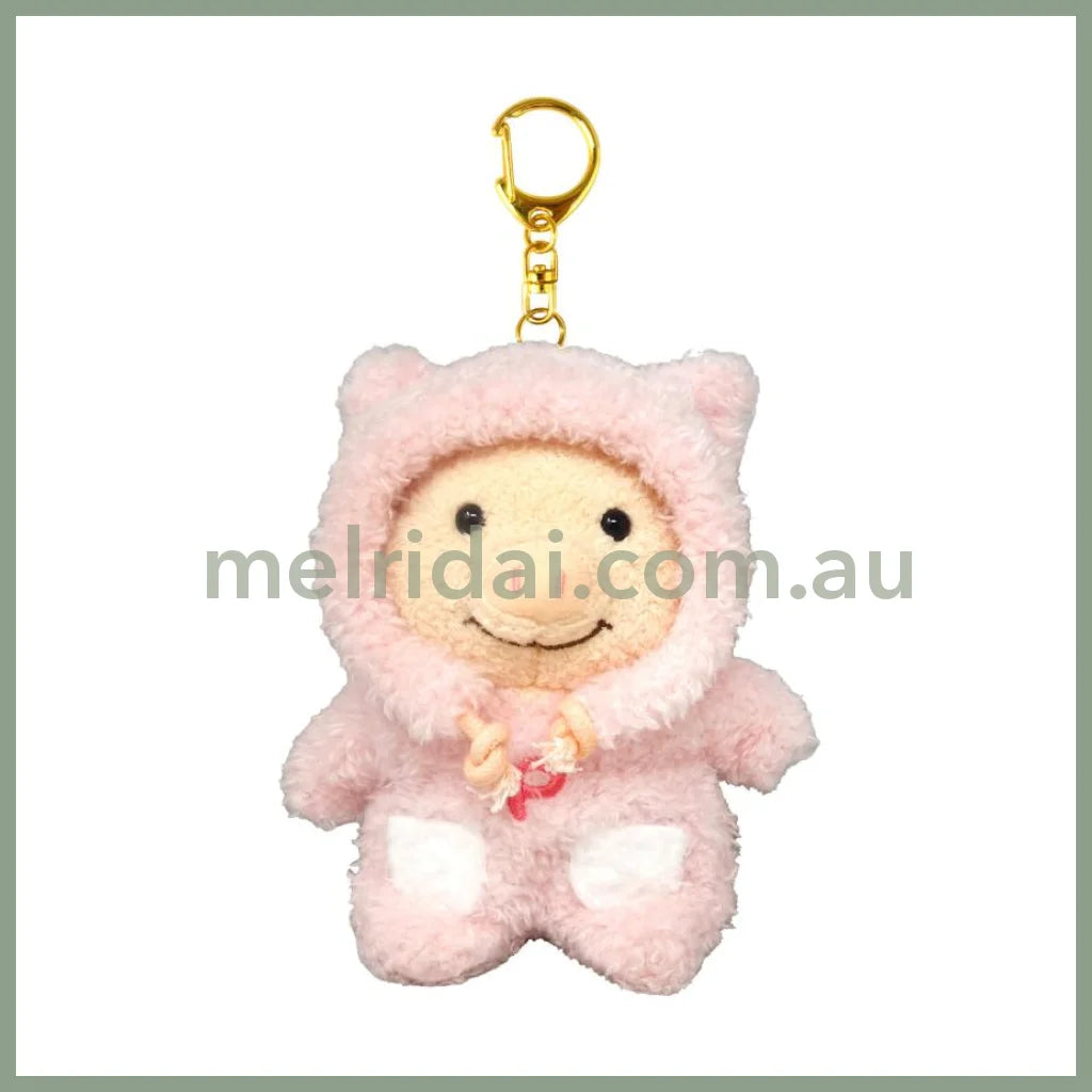 Naito Design | Laboratory Puton Mascot Holder Plush Keychain 22Cm×20Cm×14.5Cm (Pig)
