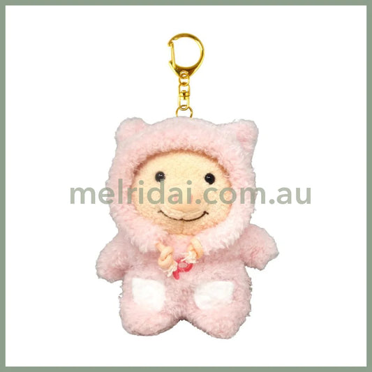 Naito Design | Laboratory Puton Mascot Holder Plush Keychain 22Cm×20Cm×14.5Cm (Pig)