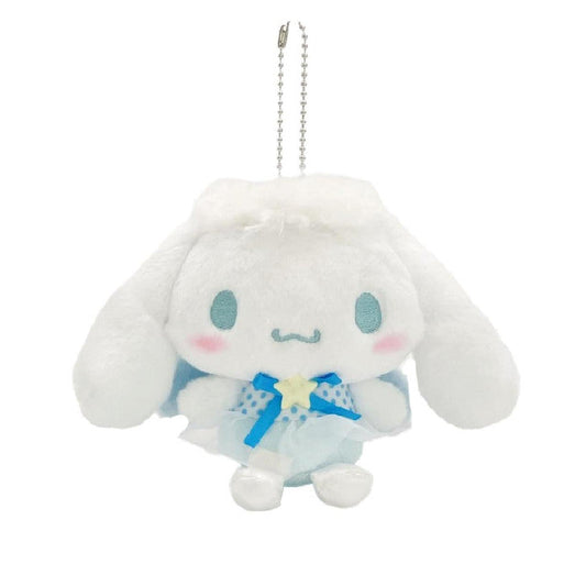 SANRIO | Cinnamoroll Mascot Holder Bag Charm Plush Keychain 140×75×135mm (Angel Ballerina)