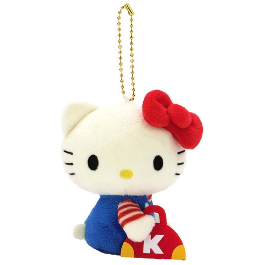 SANRIO | Hello Kitty Mascot Holder Bag Charm Plush Keychain 65x85x105mm (Classic Retro - Bag)