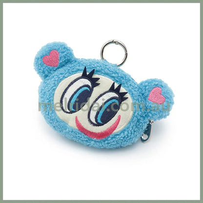 NARUMIYA Chatacter | Angel Blue Fluffy Mini Pouch Keychain 85×140×30mm (25th Anniversary / POPUP Limited)