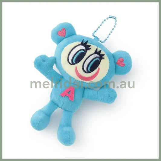 NARUMIYA Chatacter | Angel Blue Plush Keychain Mascot Holder Bag Charm 140×110mm (25th Anniversary / POPUP Limited)