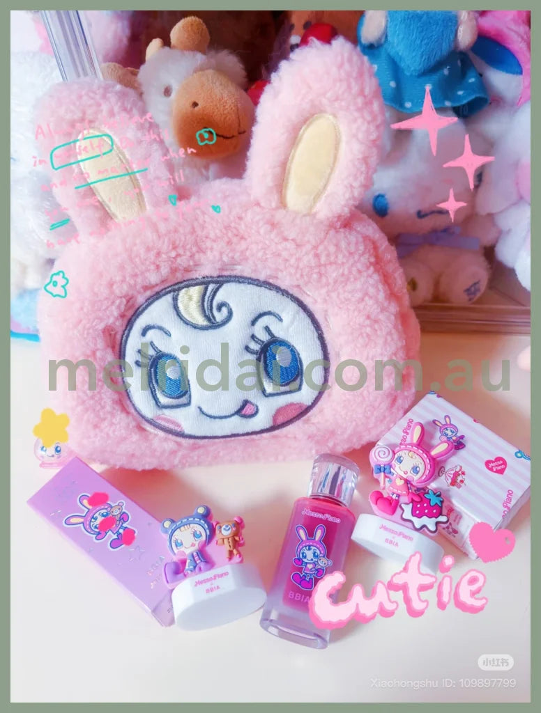 NARUMIYA Chatacter | Mezzo Piano Fluffy Mini Pouch Keychain 130×100×30mm (25th Anniversary / POPUP Limited)