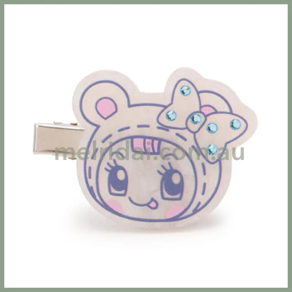 NARUMIYA Chatacter | Mezzo Piano White Sparkly Bangs Clips Hair Clip 50×40mm (25th Anniversary / POPUP Limited)