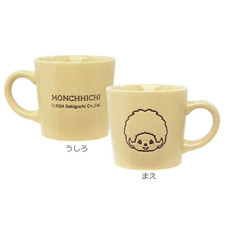Monchhichi | Porcelain Mug Cup Φ80×75mm (Light Yellow)