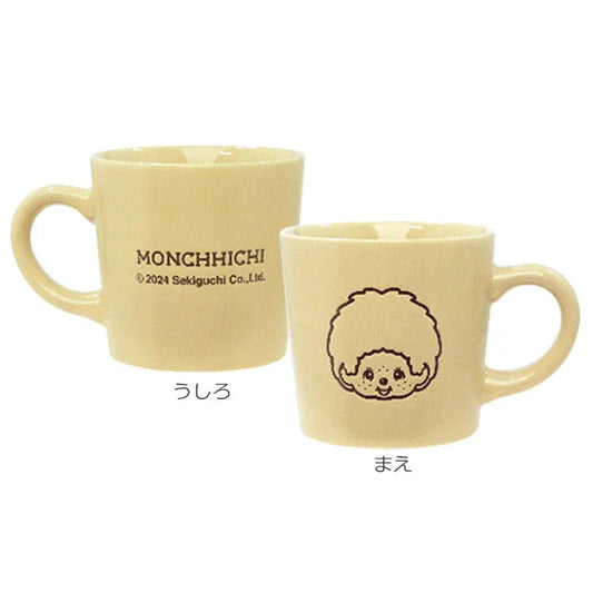Monchhichi | Porcelain Mug Cup Φ80×75mm (Light Yellow)