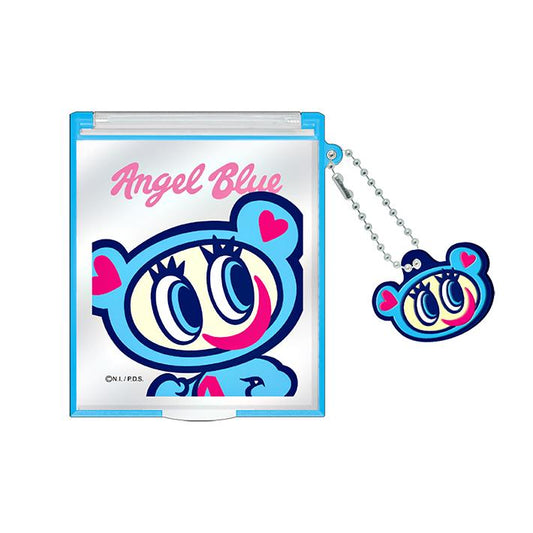 Angel Blue | Folding Mirror with Mascot 70×85×6mm (Nakamura kun)