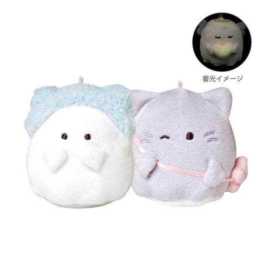 Crux | Plush Keychain With Magnet Set W115×H150×D80Mm (Obakenu And Nyankonu)
