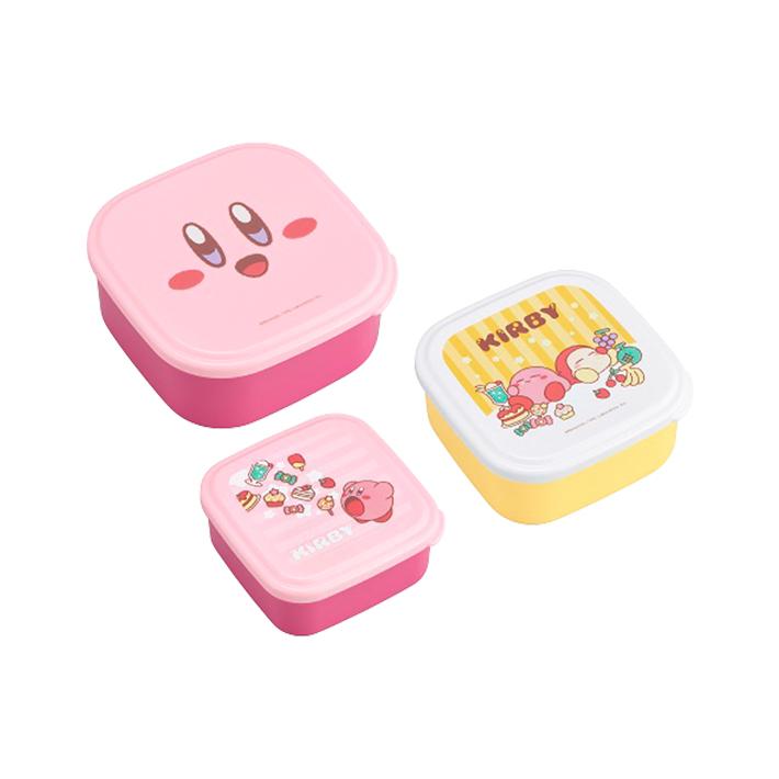 【Made in Japan】Kirby | Nesting Food Storage Container 3pcs Set