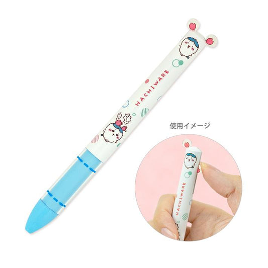 CHIIKAWA | Hachiware Two Color Black & Red Mimi Pen 0.7mm (Crab Cosplay)