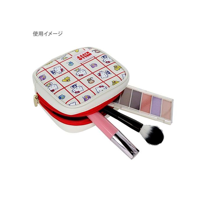 SANRIO | Hello Kitty Square Cosmetic Pouch 130×120×60mm (Vintage Retro)