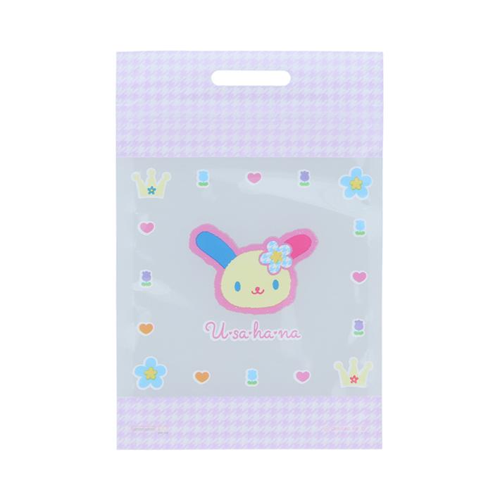 Sanrio | Y2K Gift Shopper Bag 5Pcs W100×H150×D1Mm (Usahana) 日本三丽鸥 复古风 自封袋/塑封袋（米花兔/花小兔）