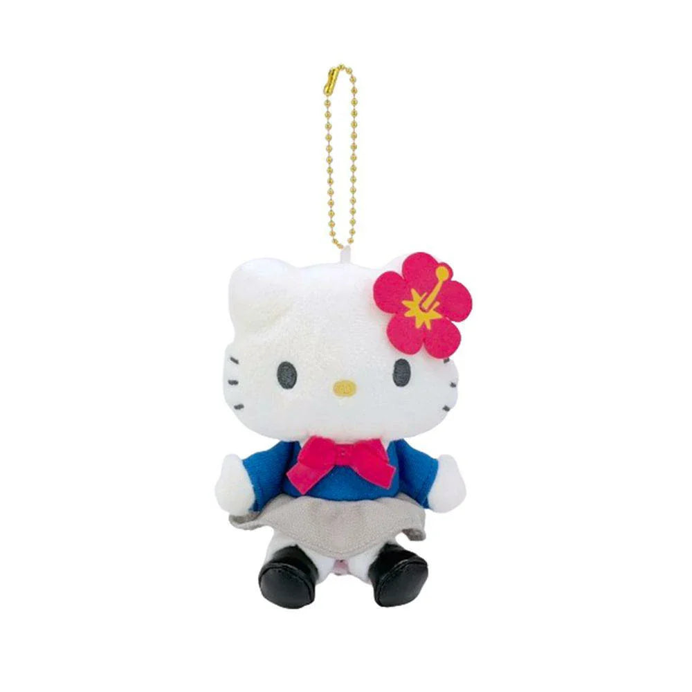 SANRIO | Hello Kitty Heisei Kogal RD Mascot Holder Plush Keychain 10cm Approx. (50th Anniversary)