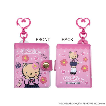 SANRIO | Hello Kitty Mini Photo Album Keychain Sticker Holder 52x35mm (Gogo Gal Collection)