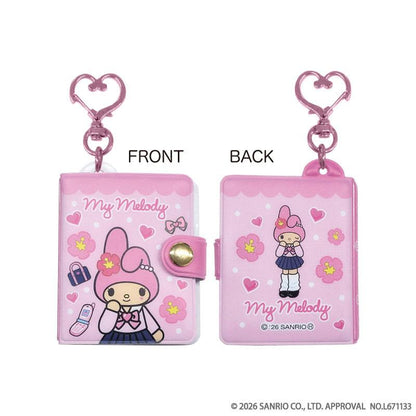 SANRIO | My Melody Mini Photo Album Keychain Sticker Holder 52x35mm (Gogo Gal Collection)
