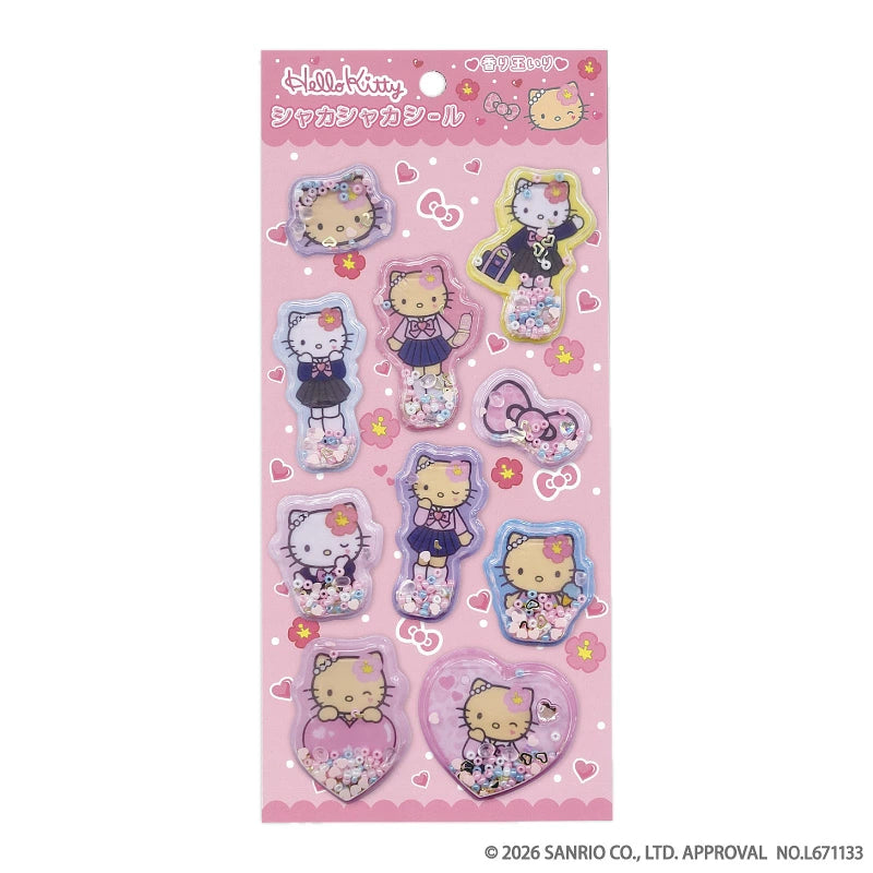 SANRIO | Hello Kitty MM♪KU♪KT Shaker Stickers 215×100×10mm (Gogo Gal Collection)