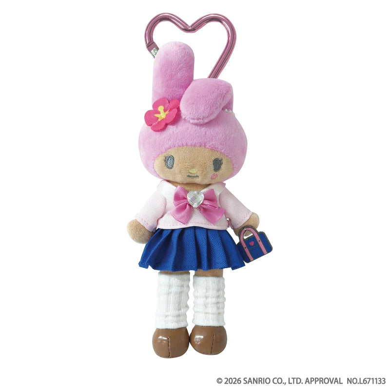 SANRIO | My Melody Suntan Style Up Mascot Holder Bag Charm Keychain 175x84x56mm (Gogo Gal Collection)