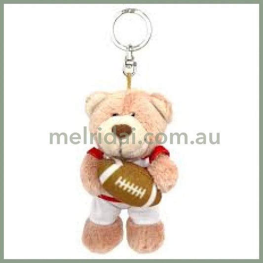 Nici 10Cm Bear With Rugby Keychain