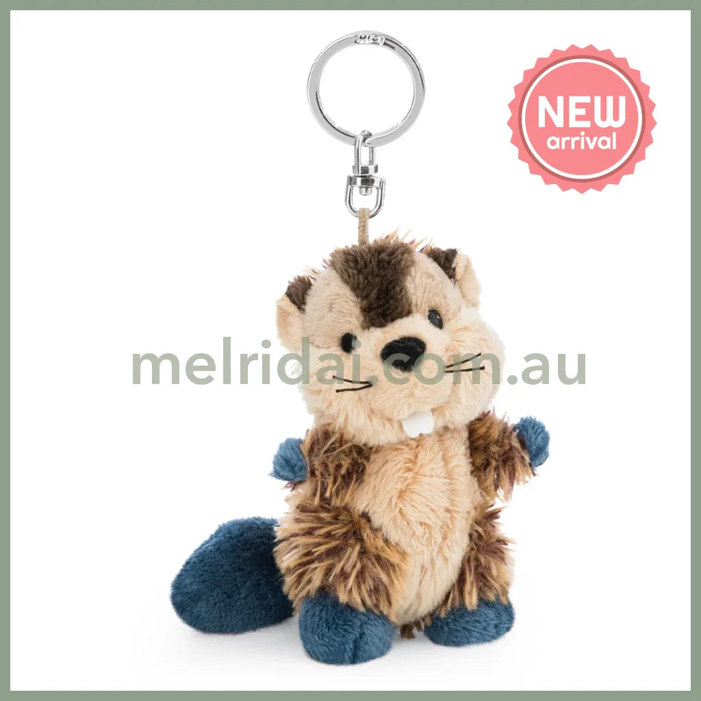 NICI 10cm Harry the Beaver Keyring Keychain