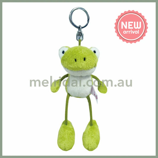 NICI Frog 10cm Bean Bag Keyring Keyholder
