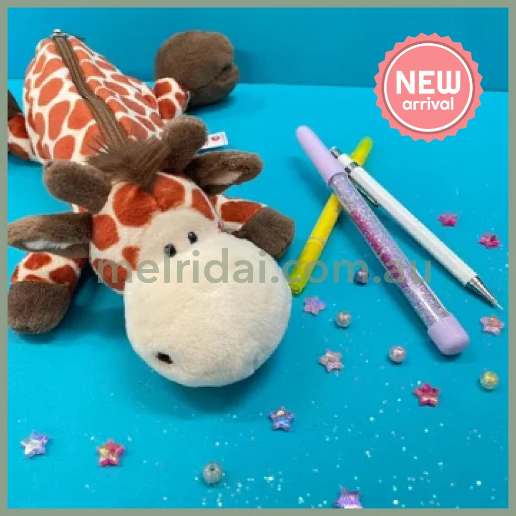 NICI Giraffe Figurine Pouch Pencil Case 300mm