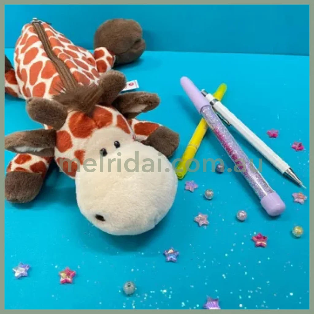 NICI Giraffe Figurine Pouch Pencil Case 300mm