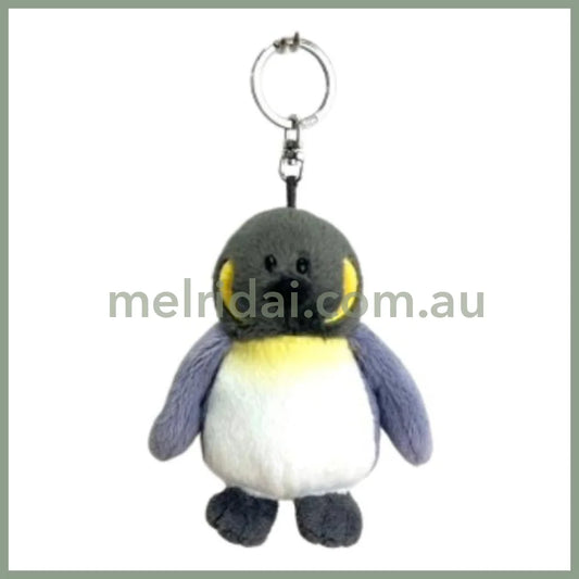 NICI King Penguin Mom Ball Keychain Keyring 10cm