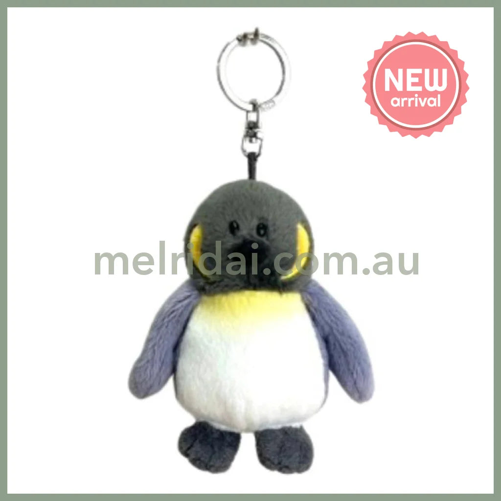 NICI King Penguin Mom Ball Keychain Keyring 10cm