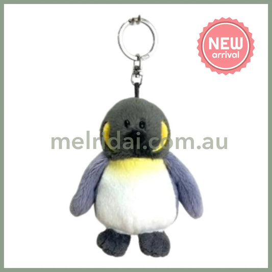 NICI King Penguin Mom Ball Keychain Keyring 10cm