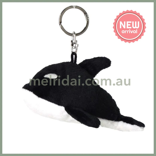 NICI Ocean Friends Killer Whale ORCA Ball Keychain Keyring 10cm