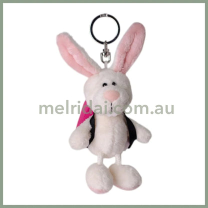 NICI×OUTDOOR PRODUCTS | Rabbit & Pink Backpack Set 10cm Bean Bag Keyring Keyholder