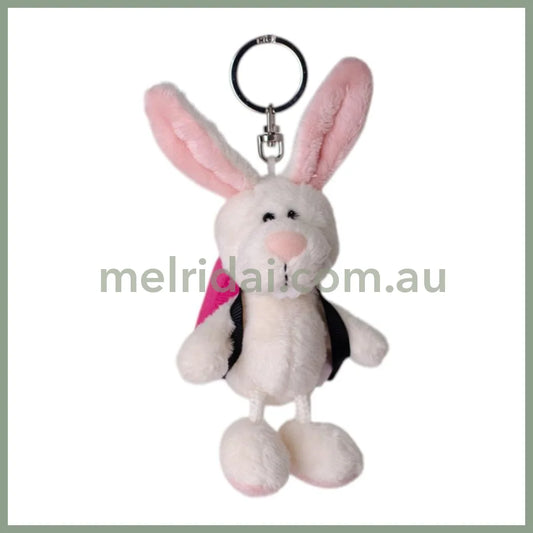 NICI×OUTDOOR PRODUCTS | Rabbit & Pink Backpack Set 10cm Bean Bag Keyring Keyholder