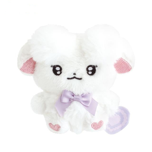 SAN-X | Tenori Plush SS Ramu Face White 75×65×35mm (Cheer Cheer Lambs : Let's Go! Shake! Cheer Up!)