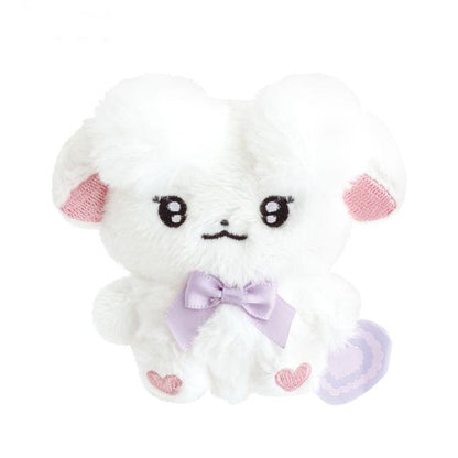 SAN-X | Tenori Plush SS Ramu Face White 75×65×35mm (Cheer Cheer Lambs : Let's Go! Shake! Cheer Up!)