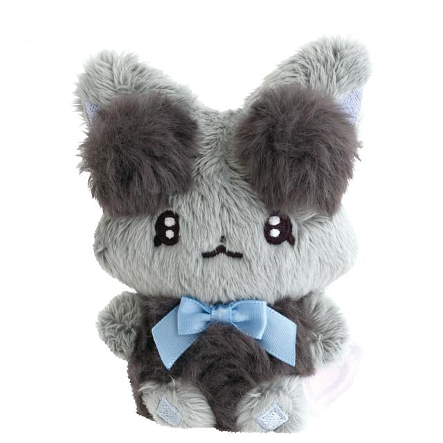 SAN-X | Tenori Plush SS Ramu Face Black 75×65×35mm (Cheer Cheer Lambs : Let's Go! Shake! Cheer Up!)