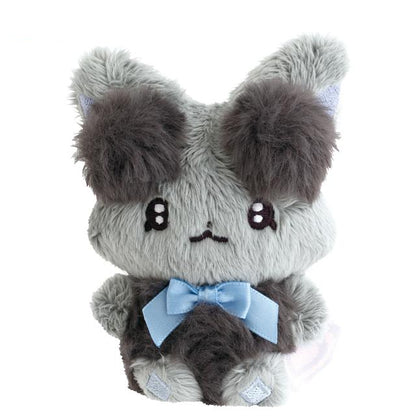 SAN-X | Tenori Plush SS Ramu Face Black 75×65×35mm (Cheer Cheer Lambs : Let's Go! Shake! Cheer Up!)